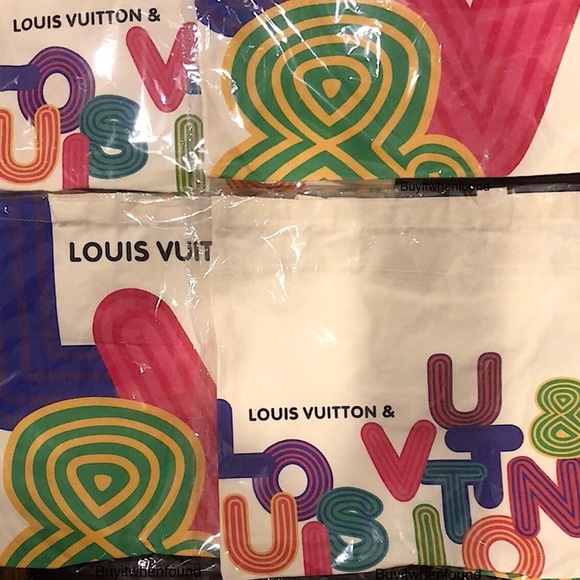 LOUIS VUITTON LV Double Sided Canvas Tote Bag From 2022 LV Shenzhen Exhibition - Picture 10 of 11